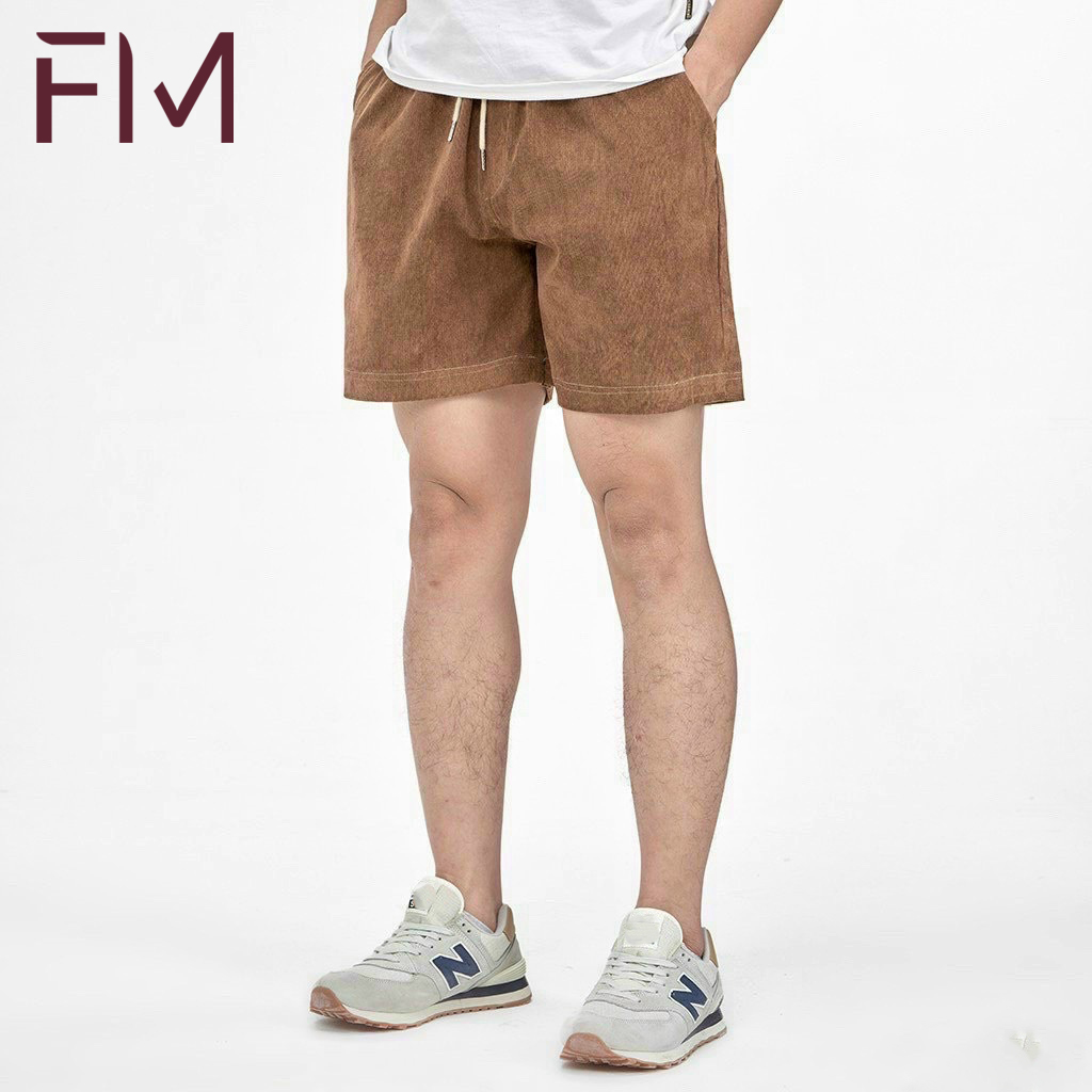 Quần Short nam nhung tăm, quần đùi nam style Hàn Quốc- FORMEN SHOP- FMTP013