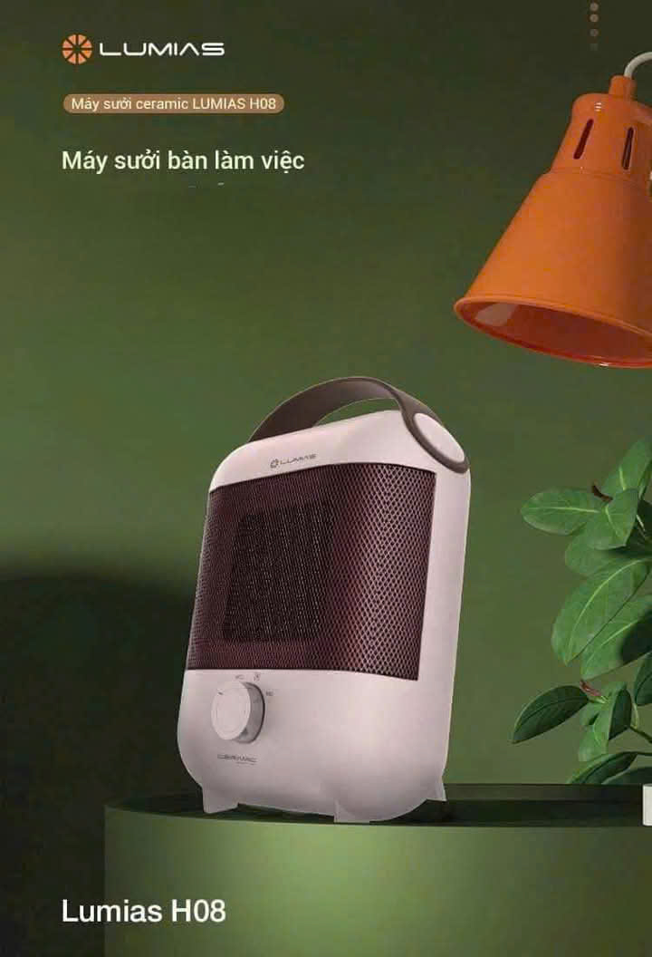 Máy sưởi gốm Lumias H08 Hàng chính hãng