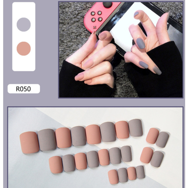 Bộ 24 móng tay giả nail thơi trang như hình