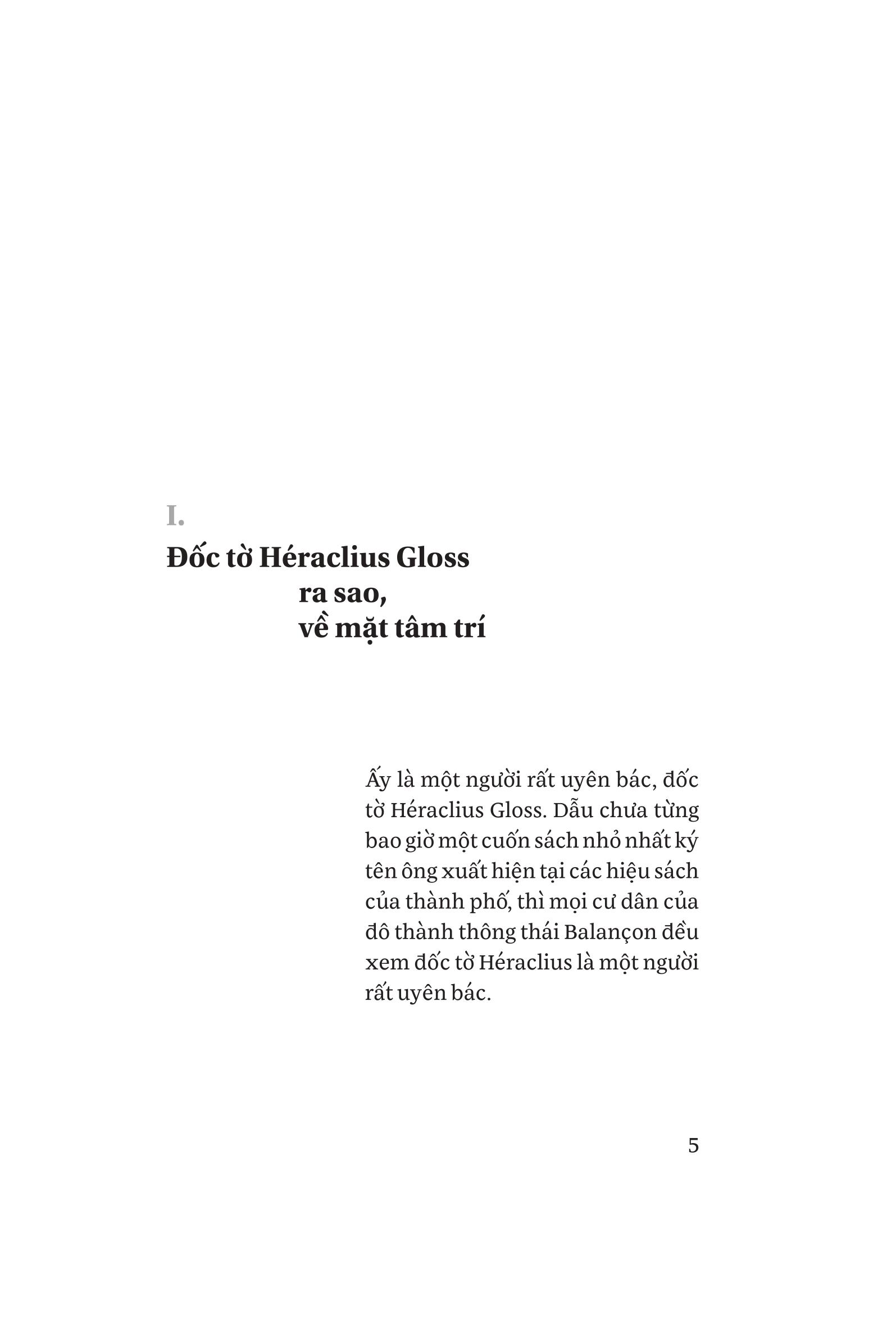 Đốc tờ Héraclius Gloss  - Guy de Maupassant