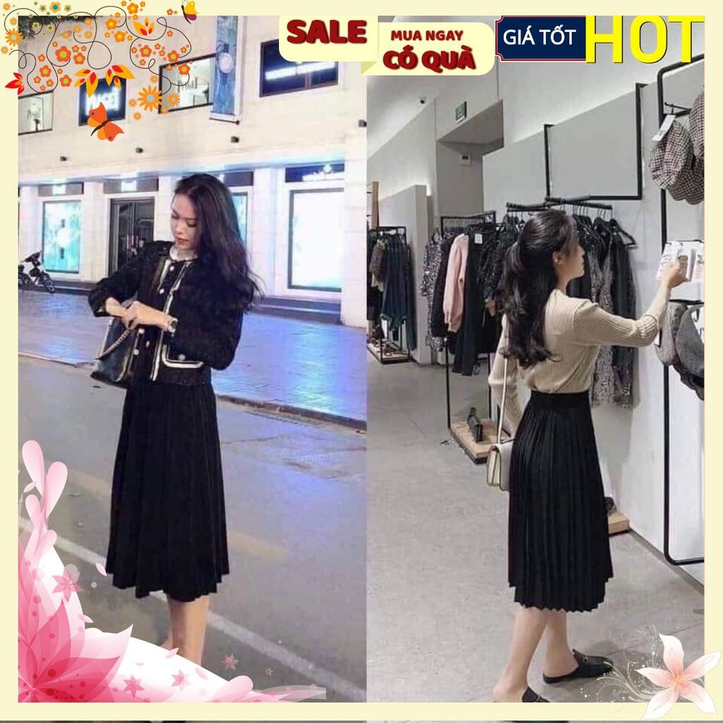 BÁN SỈ CHÂN VÁY MIDI DÀI FREESIZE