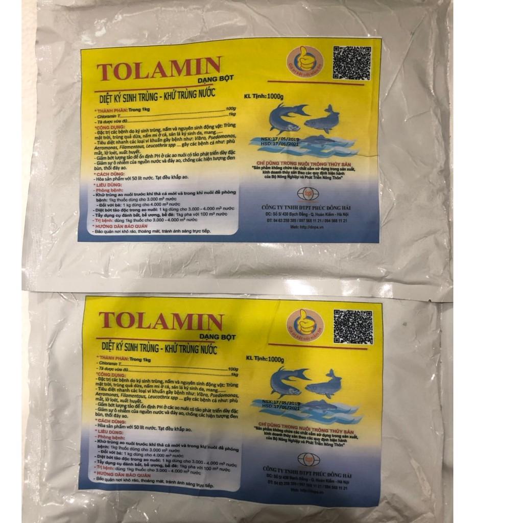 TOLAMIN (Bột) - ĐẶC TRỊ KÝ SINH TRÙNG - KHỬ TRÙNG NƯỚC HIỆU QUẢ CHO THỦY SẢN