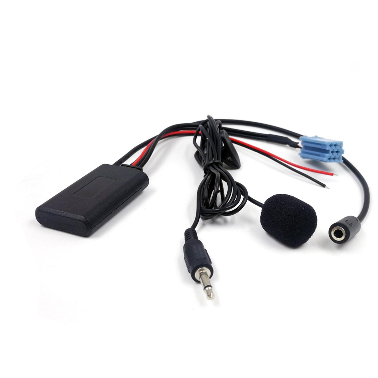 Bluetooth 5.0 AUX in Cable with Mic, Car Radio Cable for Blaupunkt Radio for Audi