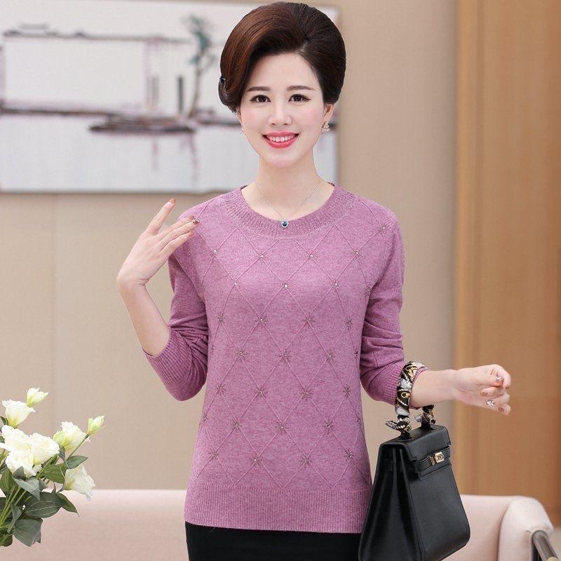 Áo len trung niên nữ,áo khoác len cardigan cho bà cho mẹ