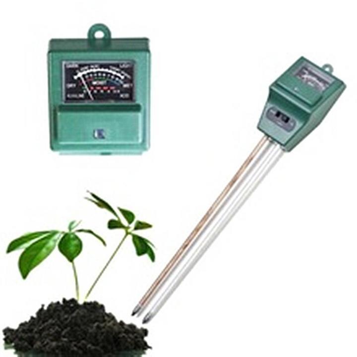Máy đo, dụng cụ đo độ PH đất 3 trong 1 vuông