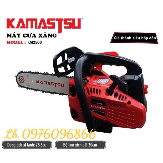 máy cưa xích chạy xăng KAMASTSU 2500,nhập khẩu japan