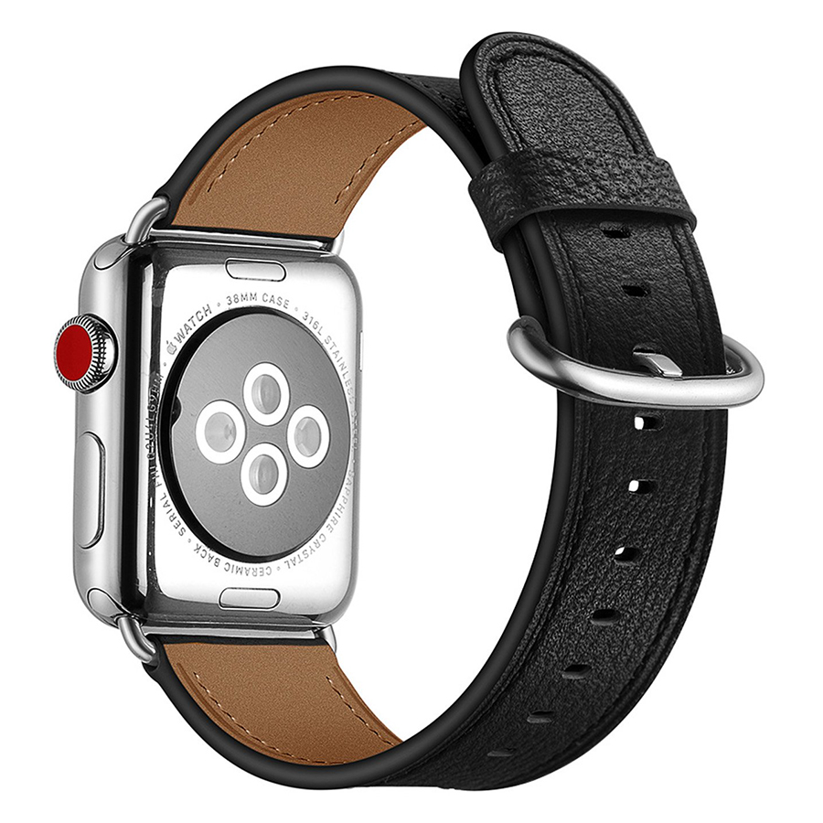 Dây Da Fresh Thay Thế Cho Apple Watch (Đen)