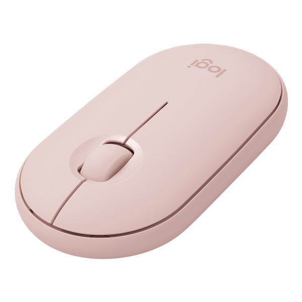 Chuột không dây Logitech Pebble M350 (Hồng) - Hàng chính hãng