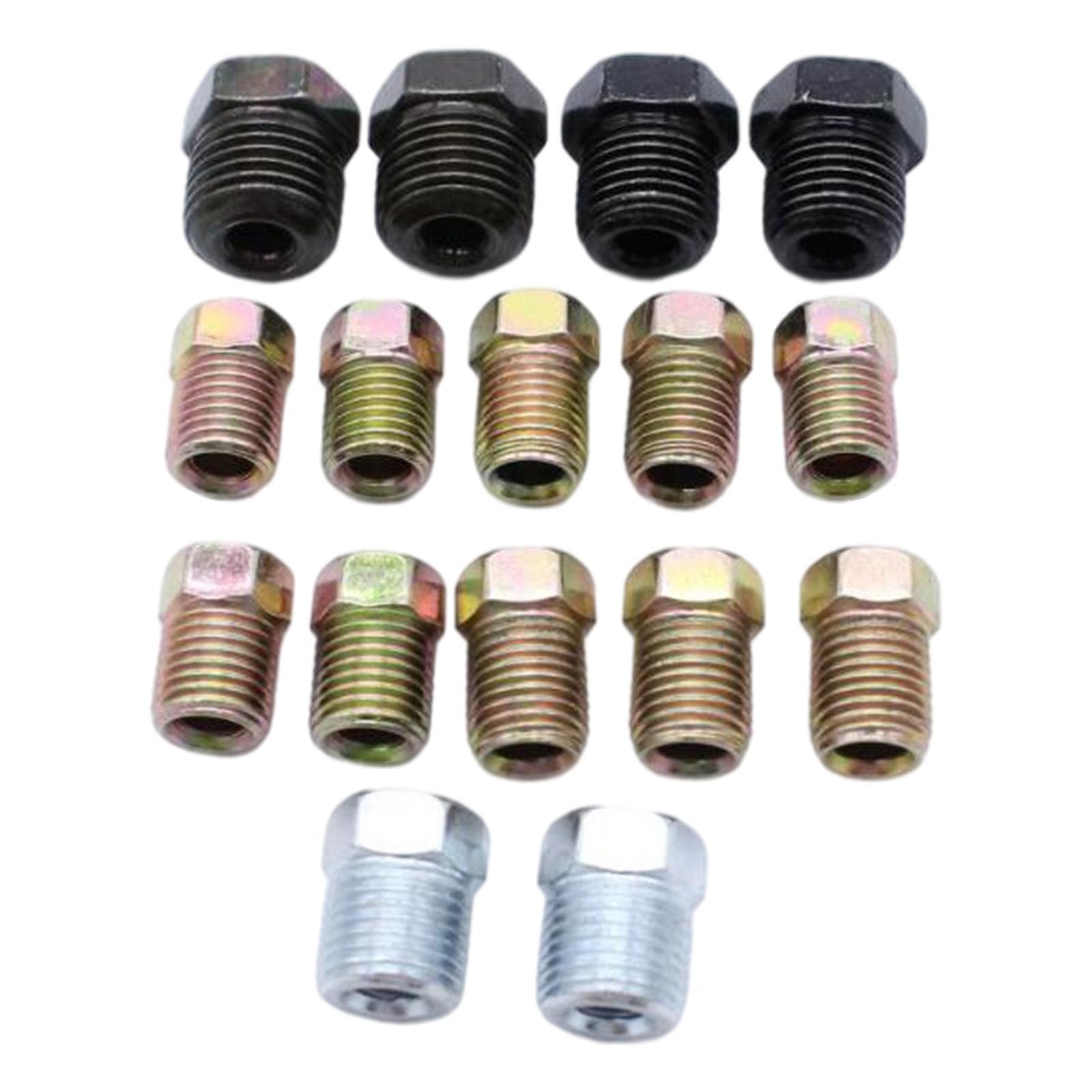 16Pcs Inverted  Tube Nuts 2x 9/16”-18 Fit for 3/16” Tube Accessories