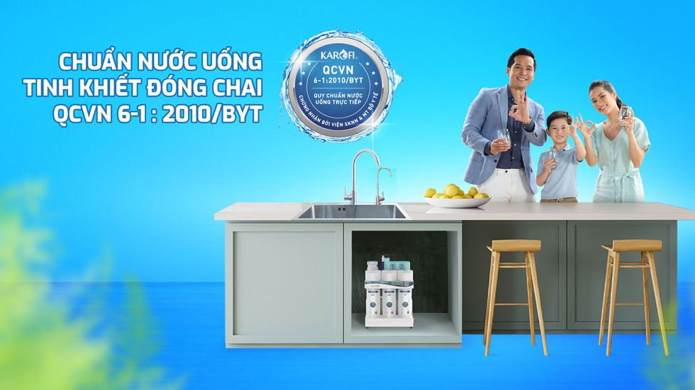 Máy lọc nước RO Karofi KAQ-U50K - Hàng Chính Hãng