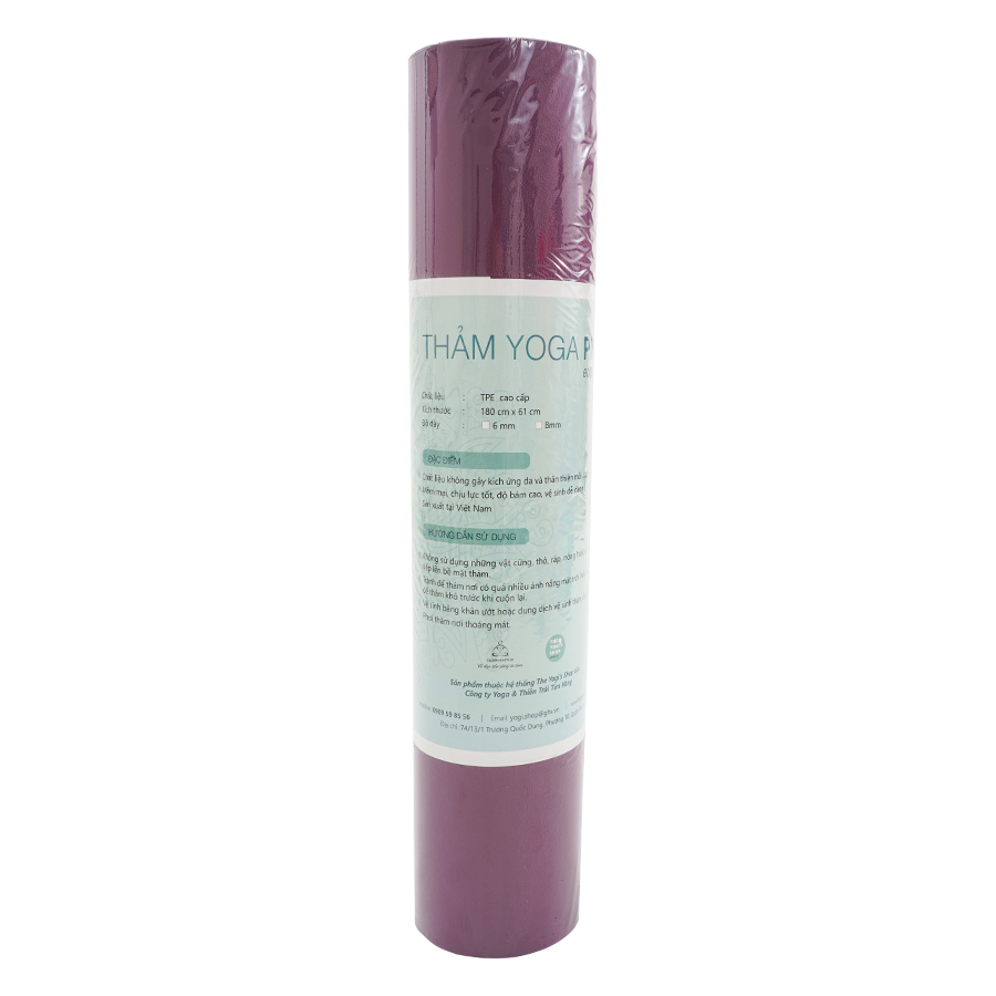 Thảm Yoga Pitta - 1 Lớp 6mm