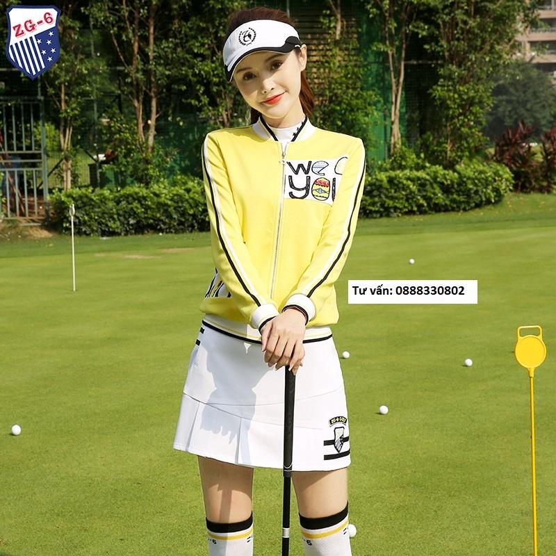Áo khoác golf nữ 2 lớp thể thao ZG-6 cao cấp