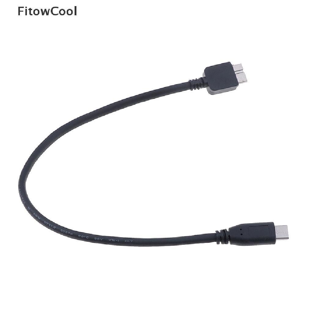 Dây cáp chuyển đổi từ USB C sang Micro USB Type C sang Micro USB dài 30cm dành cho ổ cứng hdd