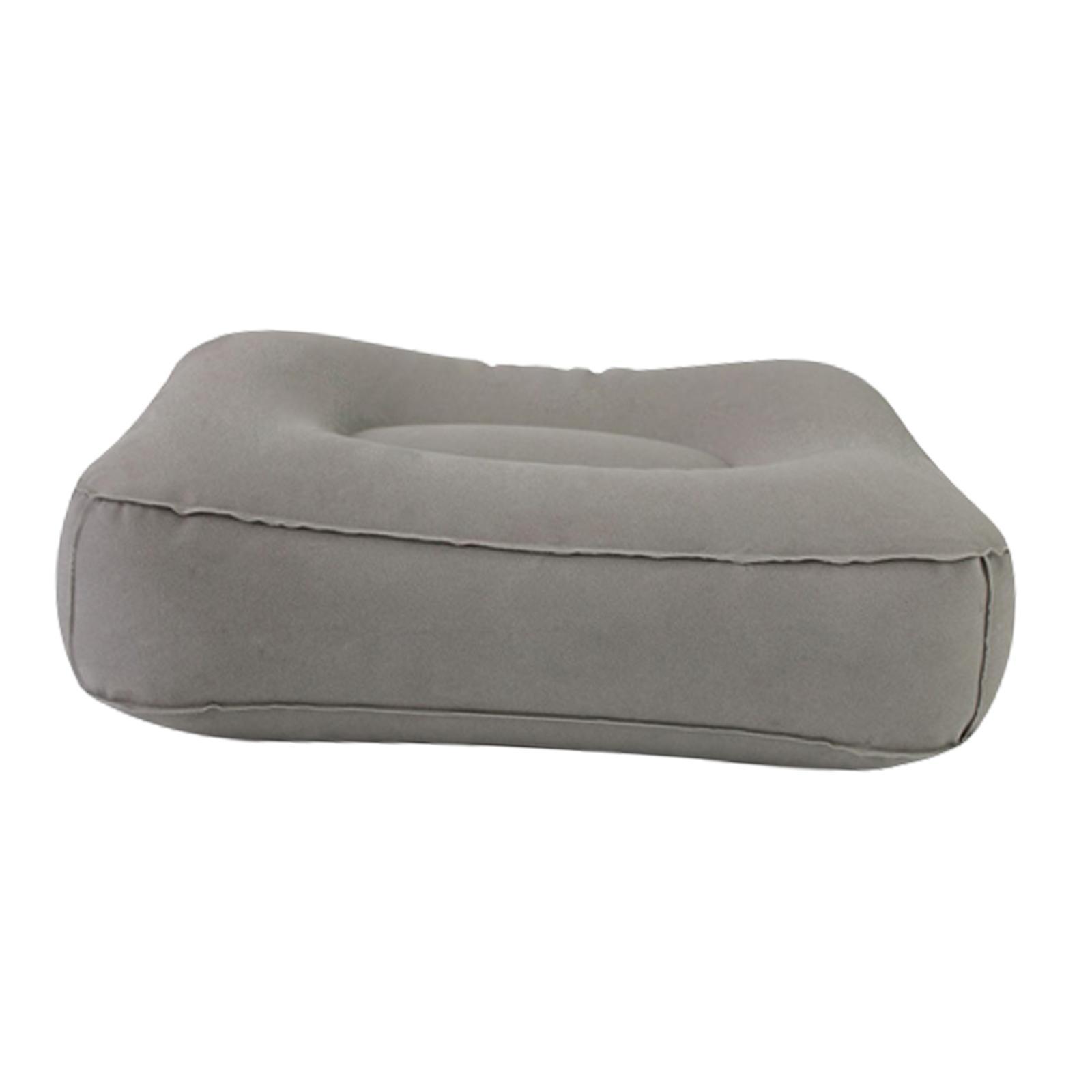 Foot Rest Pillow, PVC Inflatable Foot Rest Mat , Travel Foot Rest Pillow for Office, Home, Travel, Car, Airplane
