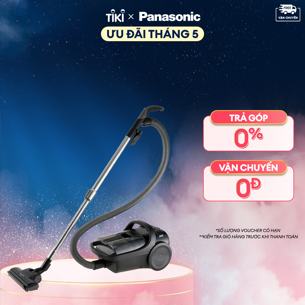 Máy Hút Bụi Dạng Hộp Panasonic MC-CL605KN49 - Công suất 2000W - Công nghệ gió xoáy cực đại - Bộ lọc HEPA hiện đại - Hàng chính hãng