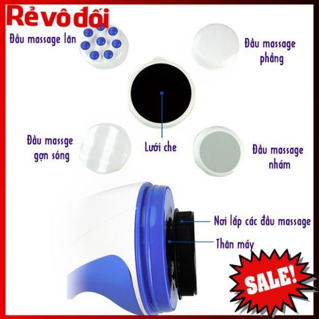 Máy Massage Cầm Tay 4 Đầu Relax &amp; Spin Tone A781