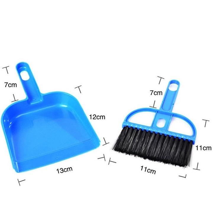 Bộ Chổi Xẻng Mini Quét Văn Phòng Máy Tính Bàn Phím Quét Bàn Thờ