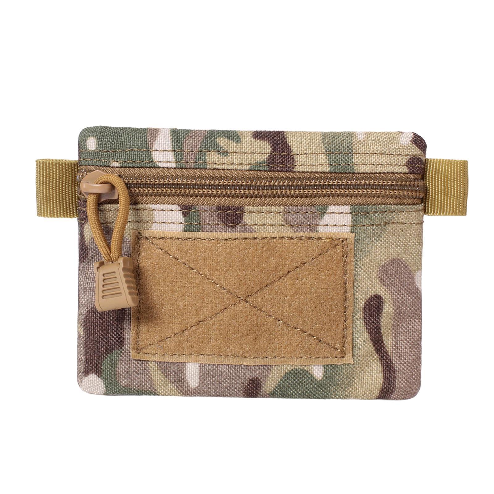 Outdoor Wallet Nylon Purse Organizer Pouch Small Bag Zipper for Climbing