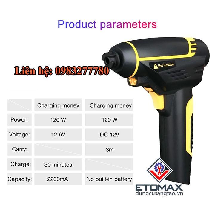 Máy bơm hơi cầm tay pin sạc cao cấp AIR PUMP