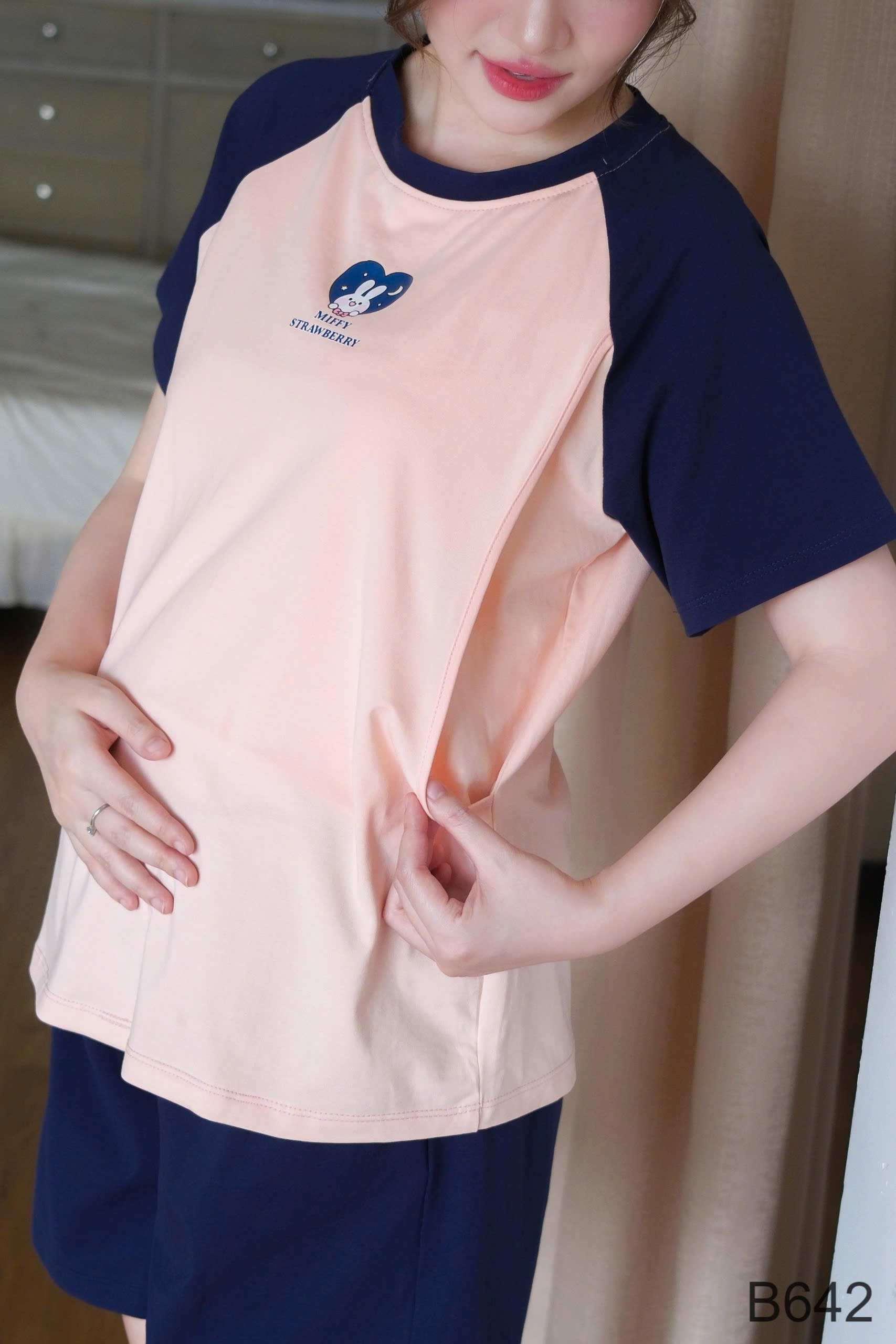 Bộ Đồ Bầu Và Sau Sinh Chất Liệu Cotton Co Giãn Có Size 45-85kg