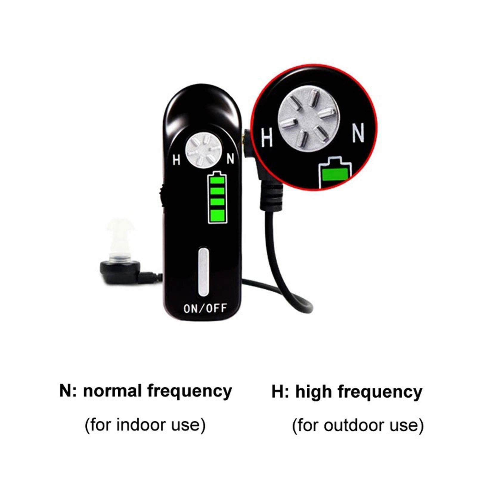 Personal voice Amplifier Pocket Hearing Devices for Noisy Environment Senior