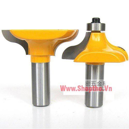 Bộ 2 mũi phay làm chỉ cửa  - Colet 12.7mm