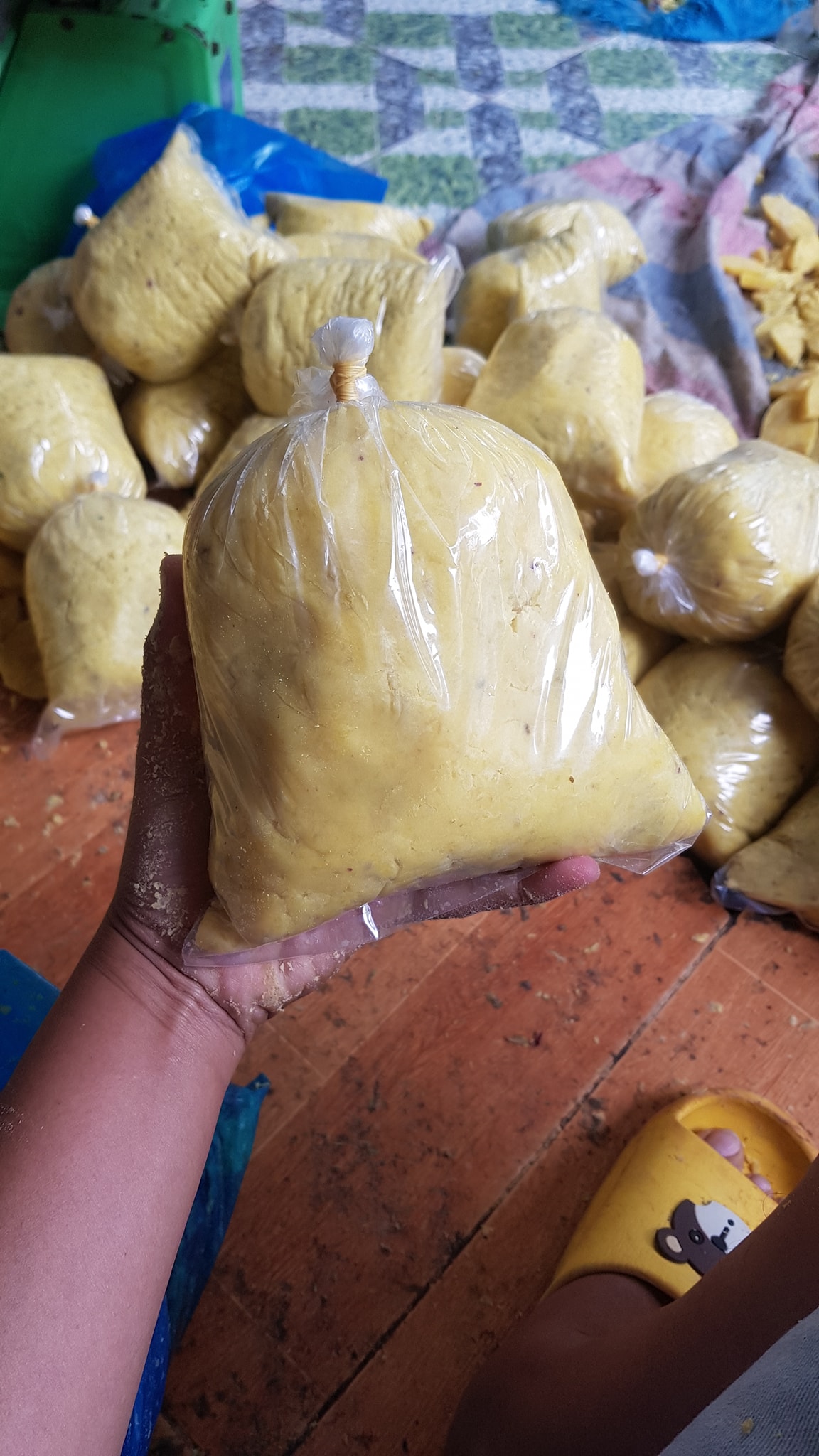 1KG Mồi câu cá Mè, khoai lang ủ chua. Được ủ từ 3tháng. An toàn cho sức khỏe. thích hợp câu được nhiều loại cá