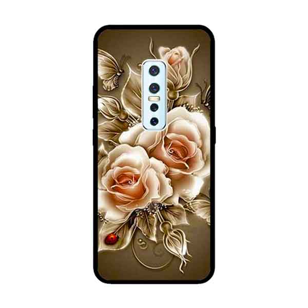 Ốp Lưng in cho Vivo V17 Pro Mẫu Hoa Hồng 3 - Hàng Chính Hãng