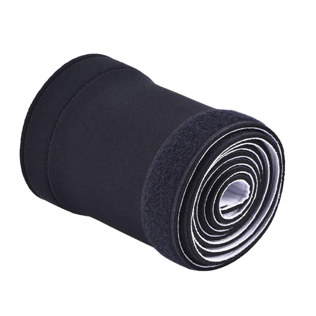 2 Pieces 118 Inch Cable Management Neoprene Cord Cover Sleeve Wire Hider Concealer Organizer Protector System for Desk TV PC Computer Home Theater, DIY by Yourself, Black and White Reversible