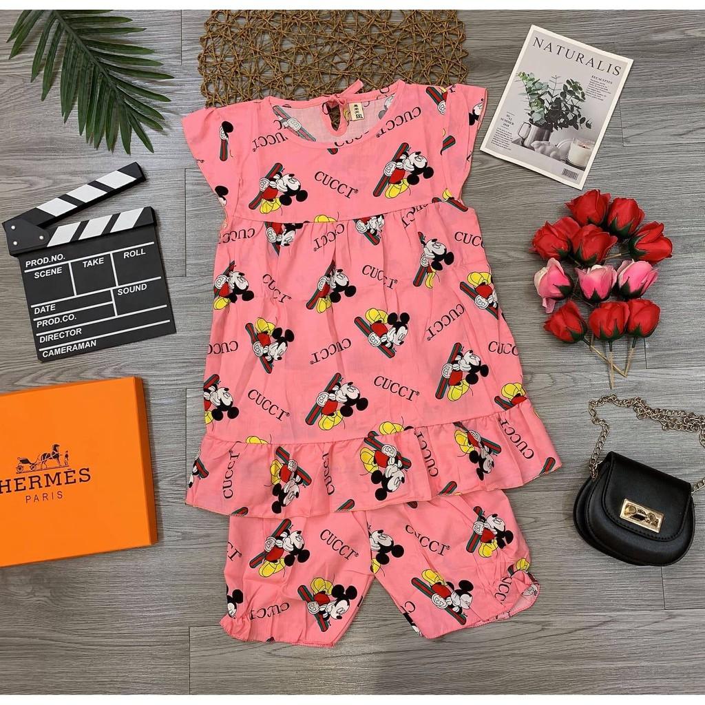 Bộ lanh size đại cho bé gái từ 20-40kg