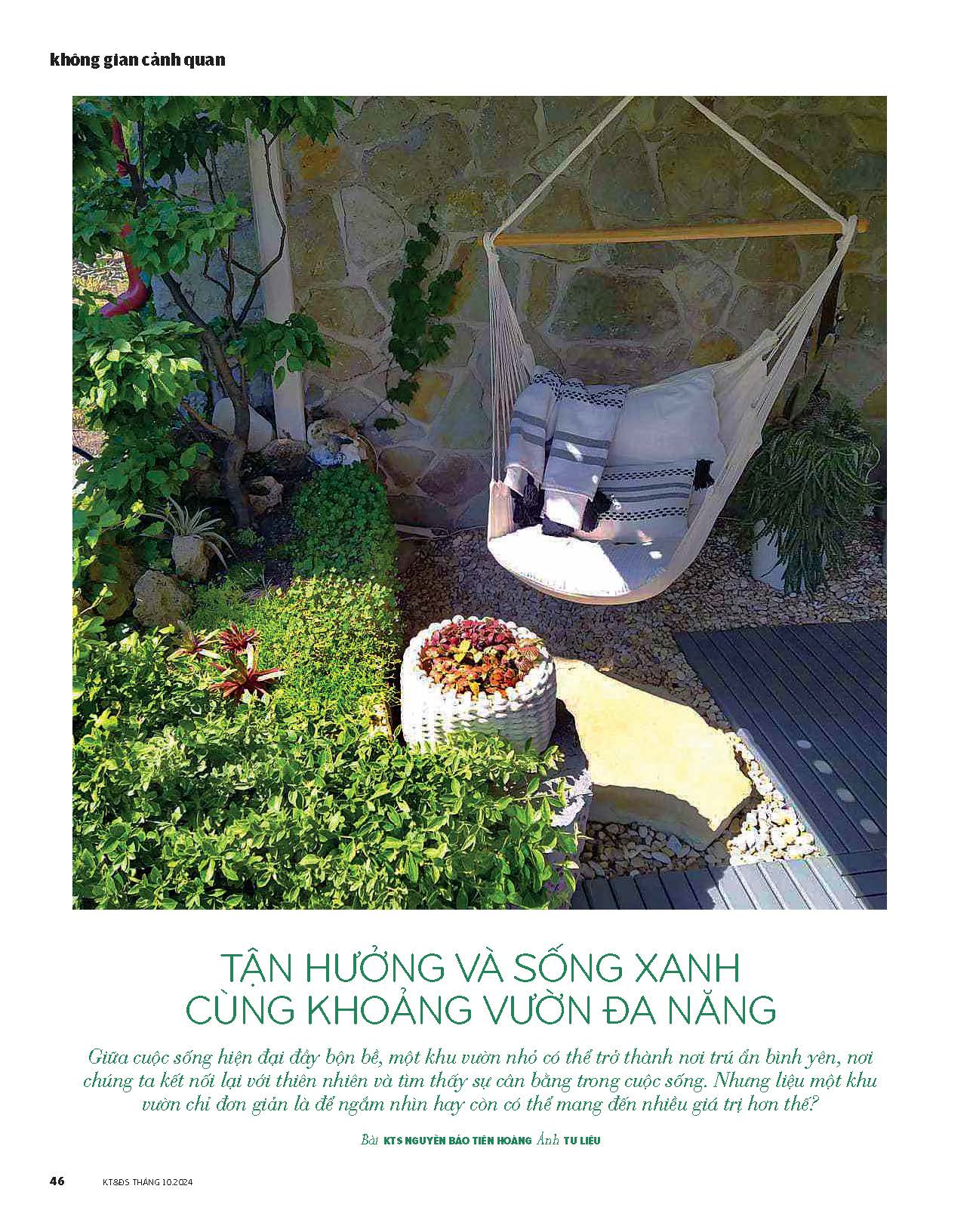 Tạp chí Kiến Trúc và Đời Sống số 220 (Tháng 10-2024) _ Kiến trúc chuyển động