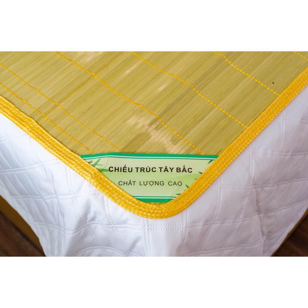 Chiếu trúc tây bắc - chiếu tăm vân gỗ - chiếu tăm hoa đế lụa