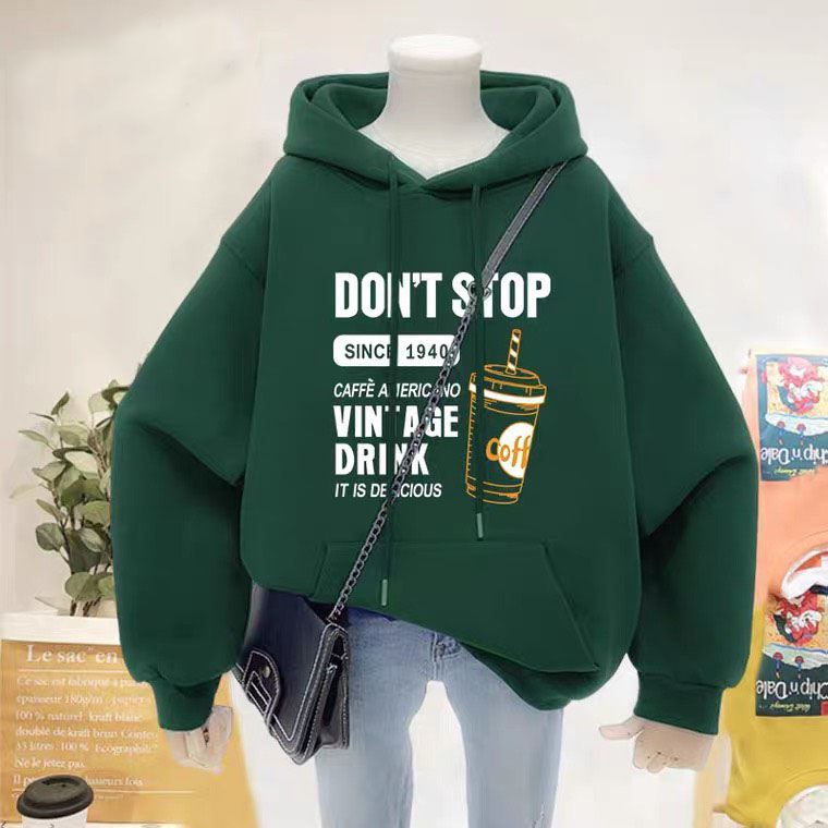 ÁO HOODIE TRÀ SỮA FORM RỘNG NÓN TO CHẤT VẢI NỈ MỀM MẠI CAO CẤP KIỂU DÁNG THỜI TRANG HÀN QUỐC