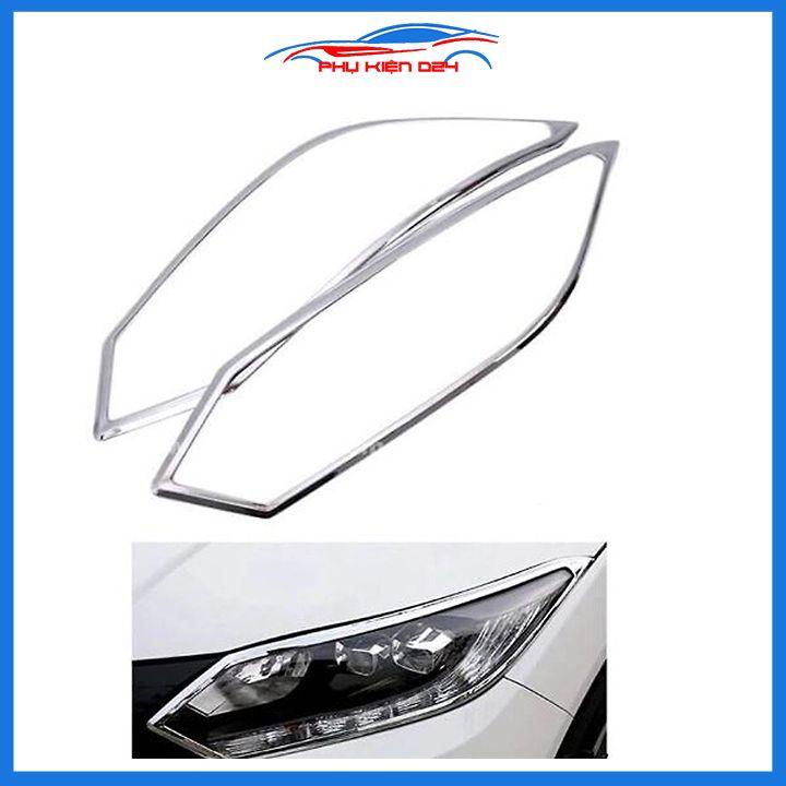 Ốp viền đèn pha hậu mạ crom Honda H-RV chống trầy trang trí bảo vệ xe