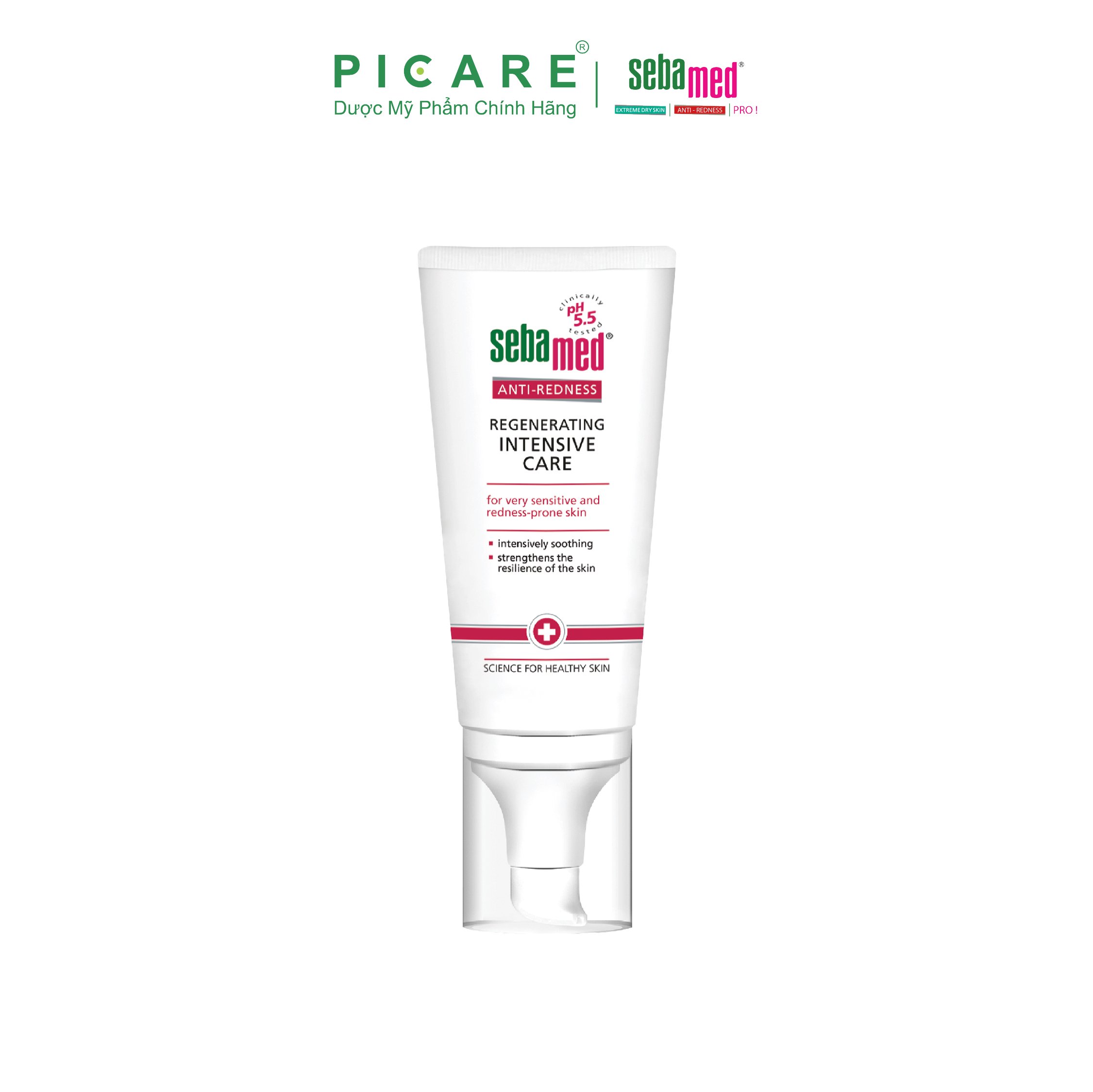 Kem Dưỡng Chuyên Sâu Tái Tạo Chống Mẩn Đỏ Sebamed Anti-Redness Regenerating Intensive Care 50 Ml