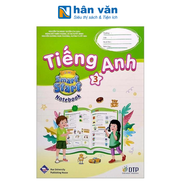 Tiếng Anh 3 I-Learn Smart Start - Notebook (Vở Tập Viết)