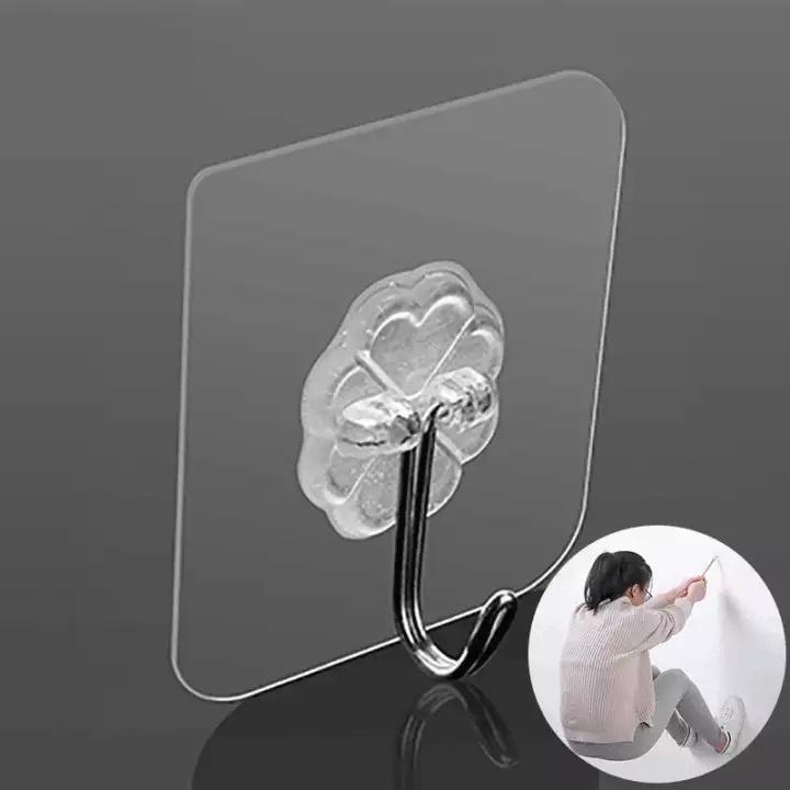 Combo 20 Móc dán tường, dính tường trong suốt Siêu chắc, siêu chịu lực loại 10kg
