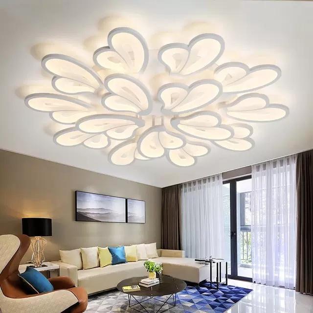 Đèn LED Mâm Ốp Trần MN063/12+15 , Đèn trần Phòng Khách, Đèn trần phòng ngủ - 3 Chế Độ Sáng