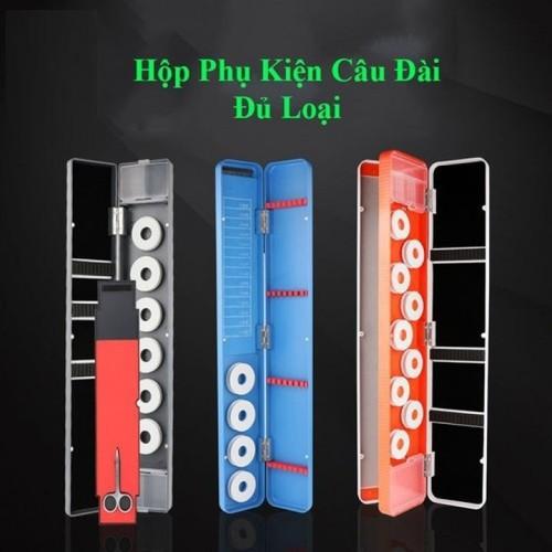 Hộp đựng đồ câu đài Chất liệu hộp bằng nhựa tổng hợp siêu bền, màu sắc khá đa dạng