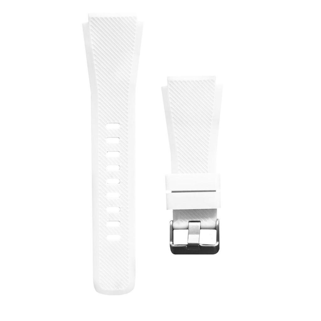 2 Pieces Replacement Silicone Band Strap For Samsung Gear S3 22mm Band