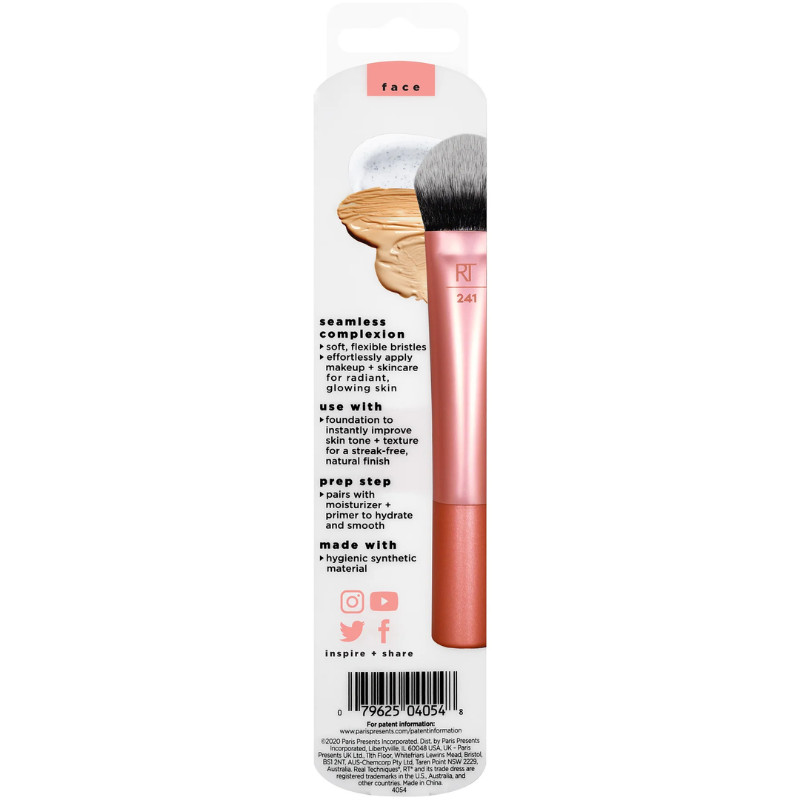 Cọ tán nền và kem lót Real Techniques seamless complexion brush