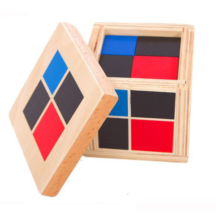 Hộp nhị thức Binomial Cube Giáo cụ Montessori