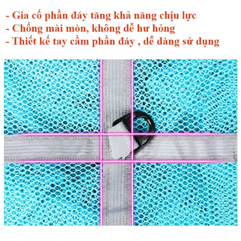 Rọng Cá HUA hình chữ nhật , Giỏ đựng cá khung kim loại siêu bền chuyên câu đài câu đơn cao cấp KK-1