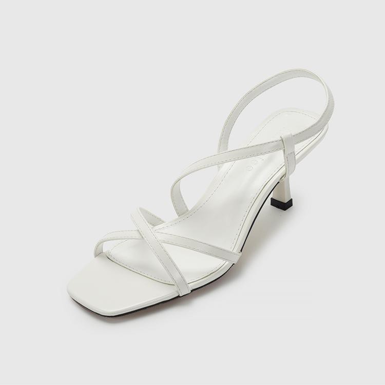 Sandal cao gót nhọn 7 phân Chữ X THS20