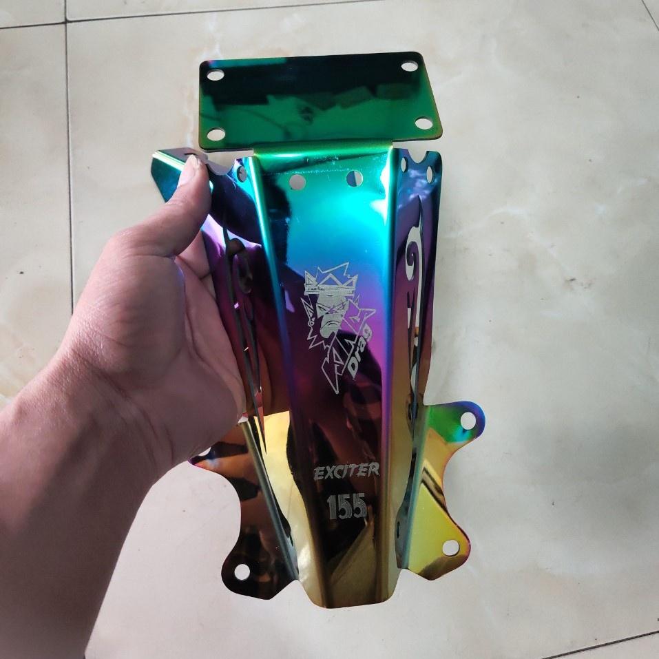 Ốp dè chắn bùn titan ex 155 -150 bản đặc biệt siêu dày chắc chắn hàng cao câp chống rung lắc