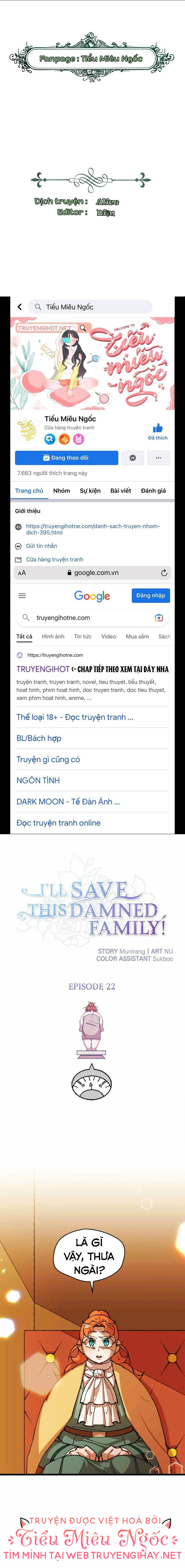 tôi sẽ cứu lấy gia tộc sắp sụp đổ chapter 22 1
