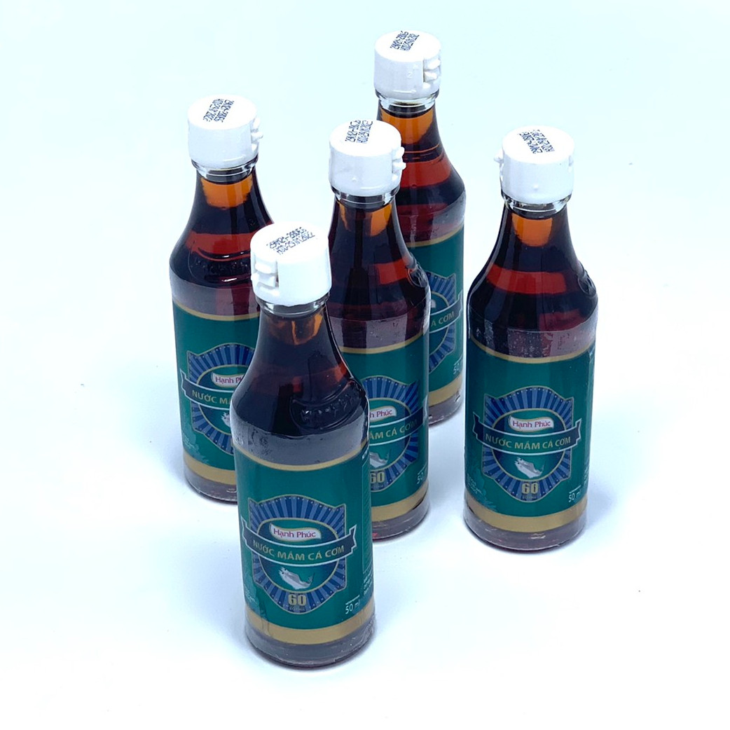 Nước mắm Hạnh Phúc 60 độ đạm chai 50ml