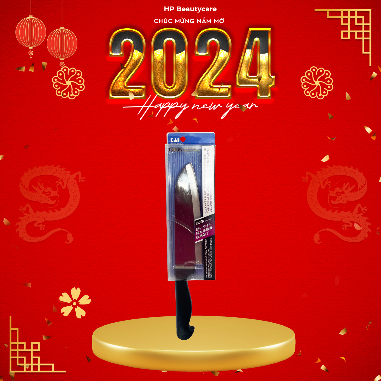 Dao Nhà Bếp Lưỡi Nhọn Kai - 1393N 041BE0031