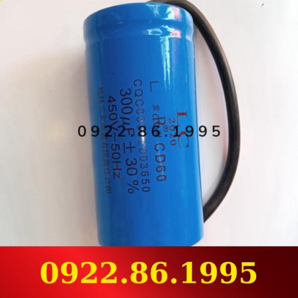 Tụ điện khởi động môtơ 450V - 300uf, 400uf hàng mới về