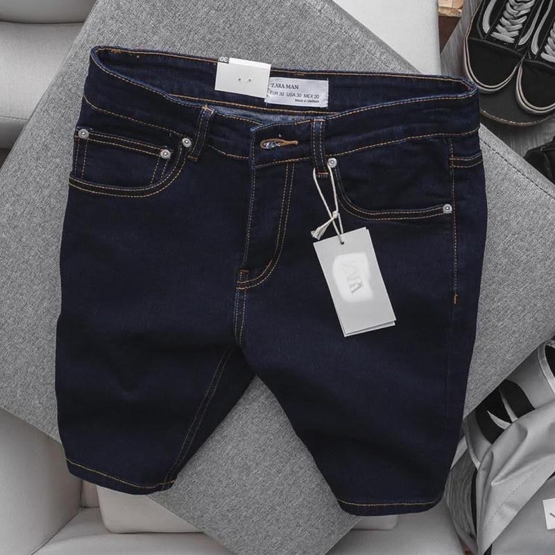 Quần Short Jean Bigsize 130kg Nam co giãn slimfit ôm dáng VNXK cao cấp